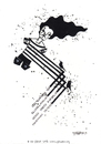 Cartoon: Pantomime (small) by CIGDEM DEMIR tagged fanzine karga crow pandomim pantomime