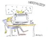 Cartoon: Dienstagstip (small) by Eggs Gildo tagged dienstag,arbeit,arbeitswut