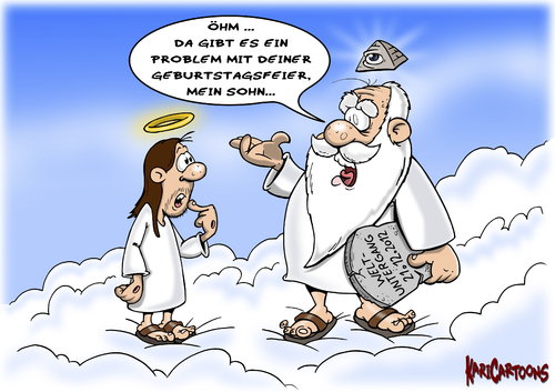 Cartoon: Weltuntergang (medium) by karicartoons tagged 2012,apokalypse,erde,geburtstag,geburtstagsfeier,geburtstagsparty,gott,heilig,abend,jesus,kalender,maya,problem,weihnachten,weltuntergang,zerstörung,apokalypse,erde,geburtstag,geburtstagsfeier,geburtstagsparty,heilig,kalender