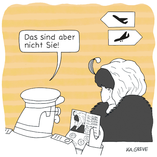 Cartoon: Passkontrolle (medium) by Katharina Greve tagged reisen,pass,urlaub,touristen,vexierbild,tourismus,reisen,pass,urlaub,touristen,vexierbild,tourismus