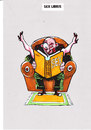 Cartoon: Sex libris (small) by Dluho tagged ex libris