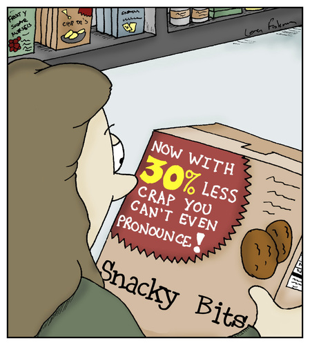 Cartoon: Snacky Bits (medium) by Humoresque tagged foods,food,additives,additive,stores,store,shops,shop,groceries,grocery,lifestyle,healthy,health,information,info,nutritional,diets,diet,dieticians,dietician,pronounced,pronouncing,pronounce,nutrients,nutrient,nutritionists,nutritionist