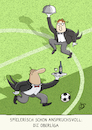 Cartoon: Oberliga (small) by Dodenhoff Cartoons tagged oberliga,spielgeschicklichkeit,spieltechnik,fußball,stadion,wochenende,fußballspieler,amateure,fußballamateure,torschuss