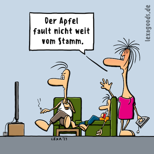 lexatoon Der Apfel fault nicht w