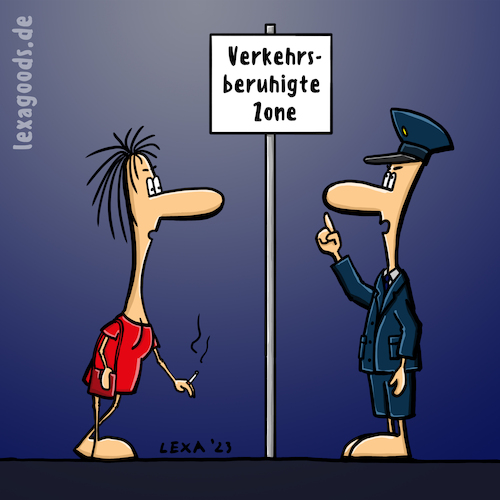 Cartoon: lexatoon verkehrsberuhigte Zone (medium) by lexatoons tagged lexatoon,verkehrsberuhigte,zone,verkehr,prostitution,nutte,polizei,lexatoon,verkehrsberuhigte,zone,verkehr,prostitution,sex,nutte,polizei