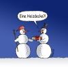 Cartoon: Eine Heizdecke (small) by lexatoons tagged geschenk,schneemänner,schneemann,weihnachten,winter,gemein