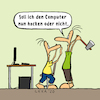 Cartoon: lexatoon Computerhacker (small) by lexatoons tagged lexatoon,computer,hacken,hacker,virus,pc,laptop