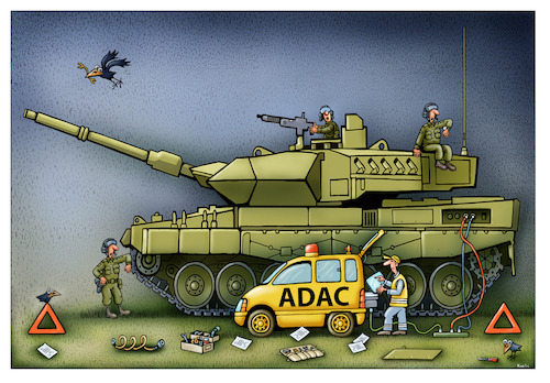 Cartoon: ADAC (medium) by kurtu tagged adac,adac