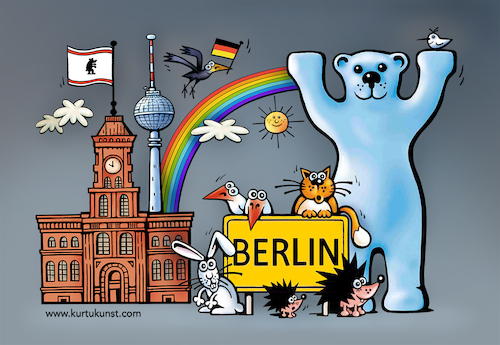 Cartoon: Berlin 2022 (medium) by kurtu tagged berlin,2022
