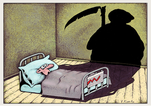 Cartoon: Der Gast (medium) by kurtu tagged der,gast,der,gast