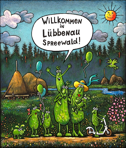 Cartoon: Willkommen (medium) by kurtu tagged willkommen,willkommen