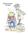 Cartoon: Corona Morte (small) by kugel2020 tagged corona,tod,seuche,krank,pandemie,bier