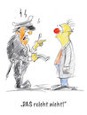 Cartoon: Mundschutz auch für Clowns (small) by kugel2020 tagged mundschutz,corona,polizei,brd,deutschland,krnkheit,maske