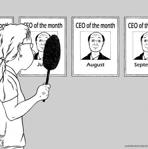 Cartoon: CEO of the month (medium) by Penguin_guy tagged baehr,thomas,geschaeftsfuehrer,ceo,cleaning,work,chef,buero,boss,office,ceo,büro,boss,arbeit,chef,alleiniger,geschäftsführer,auszeichnung,bilder,putzen,staubwedel,staubwischen,monat