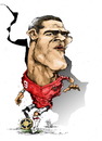 Cartoon: cristian gonzales (small) by cakBOY tagged cristian gonzales el loco caricature timnas indonesia
