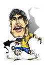 Cartoon: kaka (small) by cakBOY tagged kaka brazil futball caricature sport world cup