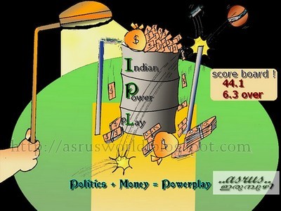 Cartoon: IPL (medium) by asrus tagged politics