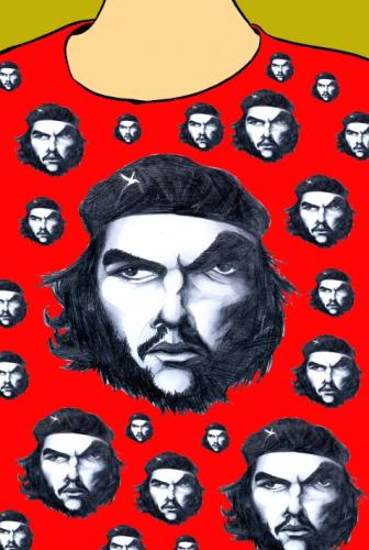 Cartoon: CHE (medium) by Mario Almaraz tagged che,guevara,