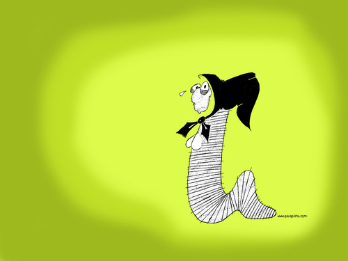 Cartoon: Widow maggot (medium) by paraistvan tagged stupid,maggot,widow