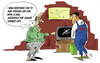 Cartoon: Ton Sound (small) by paraistvan tagged ton,sound,turned,off,service,tv,idiot