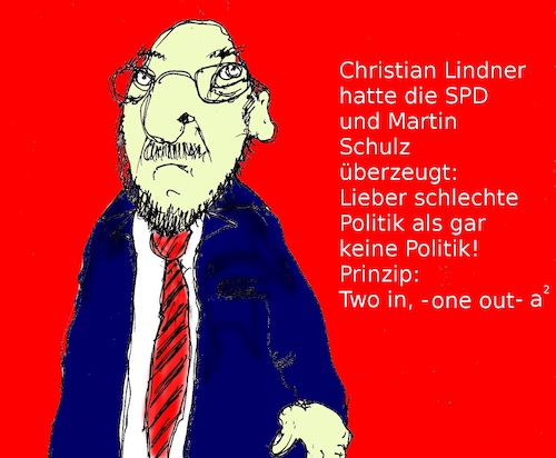 Cartoon: Ratschlag (medium) by Marbez tagged parteien,koalition,zusammenarbeit