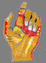 Cartoon: Hand und Fingerzweig eins (small) by Marbez tagged hand,und,fingerzweig,eins