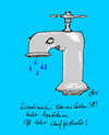 Cartoon: Inkontinenter Wasserhahn (small) by Marbez tagged hahn,anschluss,geneigt