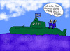 Cartoon: Trojanisches U Boot (small) by Marbez tagged uboot,griechenland,rückgabe