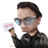 Cartoon: Bono faces a tax demand (small) by Dom Richards tagged bono rock tax u2 ireland uk