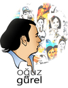 Cartoon: Oguz Gurel (small) by semra akbulut tagged oguz,gürel,semra,akbulut