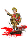 Cartoon: Engele Merkel  Neo Nazi (small) by Hilmi Simsek tagged engele,merkel,neo,nazi,germany,turkish,döner,kebap,hitler