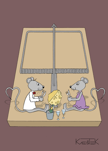 Cartoon: mousetrap (medium) by Jura Karikatura tagged jurakarikatura,mousetrap