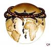 Cartoon: THE CROWN OF THORNS (small) by QUIM tagged crown,thorns,blood,car,road,highway,earth