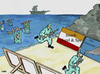 Cartoon: advertisements (small) by emraharikan tagged advertisements war