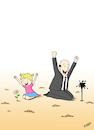 Cartoon: What is happiness? (small) by emraharikan tagged happiness,flower,rich,poor,power,oil,money