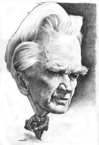 Cartoon: Emil Cioran (medium) by Medi Belortaja tagged cioran,emil