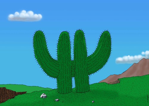 Cartoon: euro cactus (medium) by Medi Belortaja tagged financial,banks,finance,cactus,euro,crisis,money