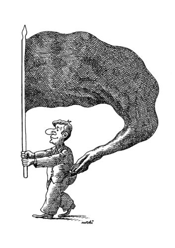 corrupt flag de Medi Belortaja | Política Cartoon | TOONPOOL