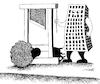 Cartoon: blade of the trees (small) by Medi Belortaja tagged blade,tress,tree,cut,guillotine