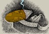 Cartoon: cigarette 2012 (small) by Medi Belortaja tagged cigarette,2012,earth,apocalypse,maya,calendar