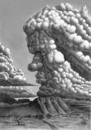 Cartoon: clouds thinking (small) by Medi Belortaja tagged clouds thinking nature thinker think thought punch face heavens sky skies