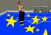 Cartoon: EU stars players (small) by Medi Belortaja tagged eu,europe,stars,players,soccer,football,merkel