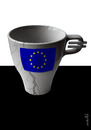 Cartoon: eurocup (small) by Medi Belortaja tagged europe,eu,cracked,cup,flag,crisis