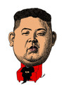 Cartoon: Kim Jong Un (small) by Medi Belortaja tagged kim,jong,un