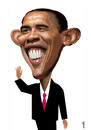Cartoon: Obama (small) by Medi Belortaja tagged barack,obama