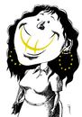 Cartoon: smile (small) by Medi Belortaja tagged smile,smiling,euro,europe,woman