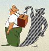 Cartoon: when votes shadow (small) by Medi Belortaja tagged shadow,election,box,elections,vote