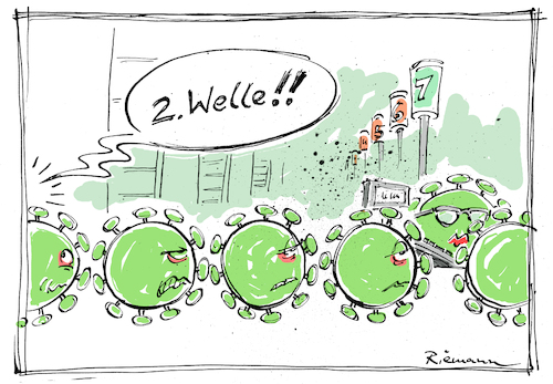 Cartoon: 2.Welle (medium) by Riemann tagged corona,virus,kasse,zweite,welle,sars,covid,schlange,stehen,supermarkt,gesundheit,pandemie,cartoon,george,riemann,corona,virus,kasse,zweite,welle,sars,covid,schlange,stehen,supermarkt,gesundheit,pandemie,cartoon,george,riemann