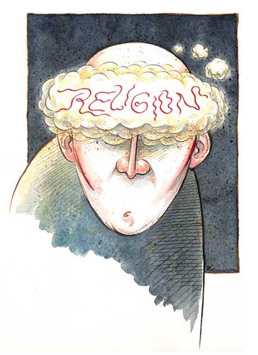 Cartoon: Blind (medium) by Riemann tagged religion
