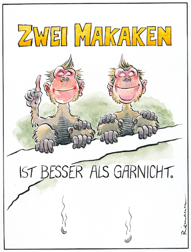 Cartoon: Makaken (medium) by Riemann tagged affen,makaken,tiere,wortspiel,kalauer,blödeln,toilette,klo,fäkalhumor,notdurft,cartoon,george,riemann,affen,makaken,tiere,wortspiel,kalauer,blödeln,toilette,klo,fäkalhumor,notdurft,cartoon,george,riemann